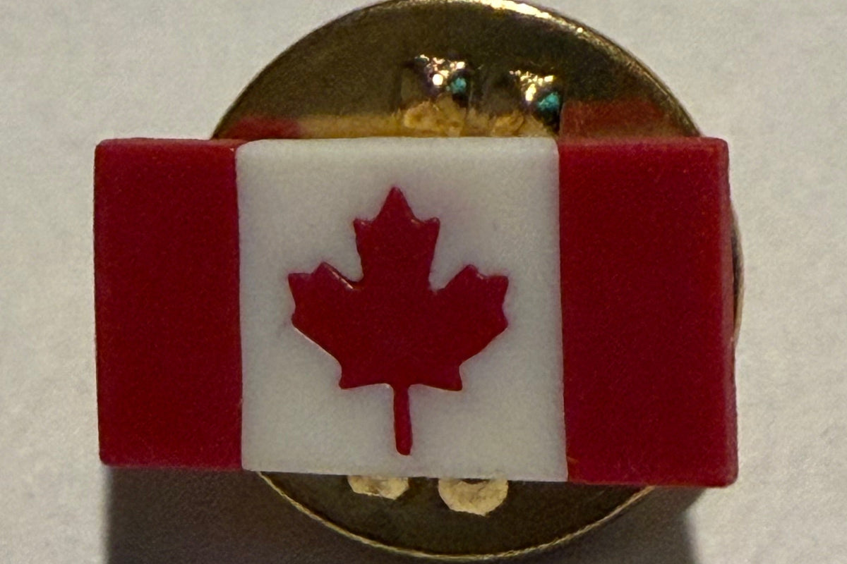 Canada Flag Pin 0.5 Inch Width