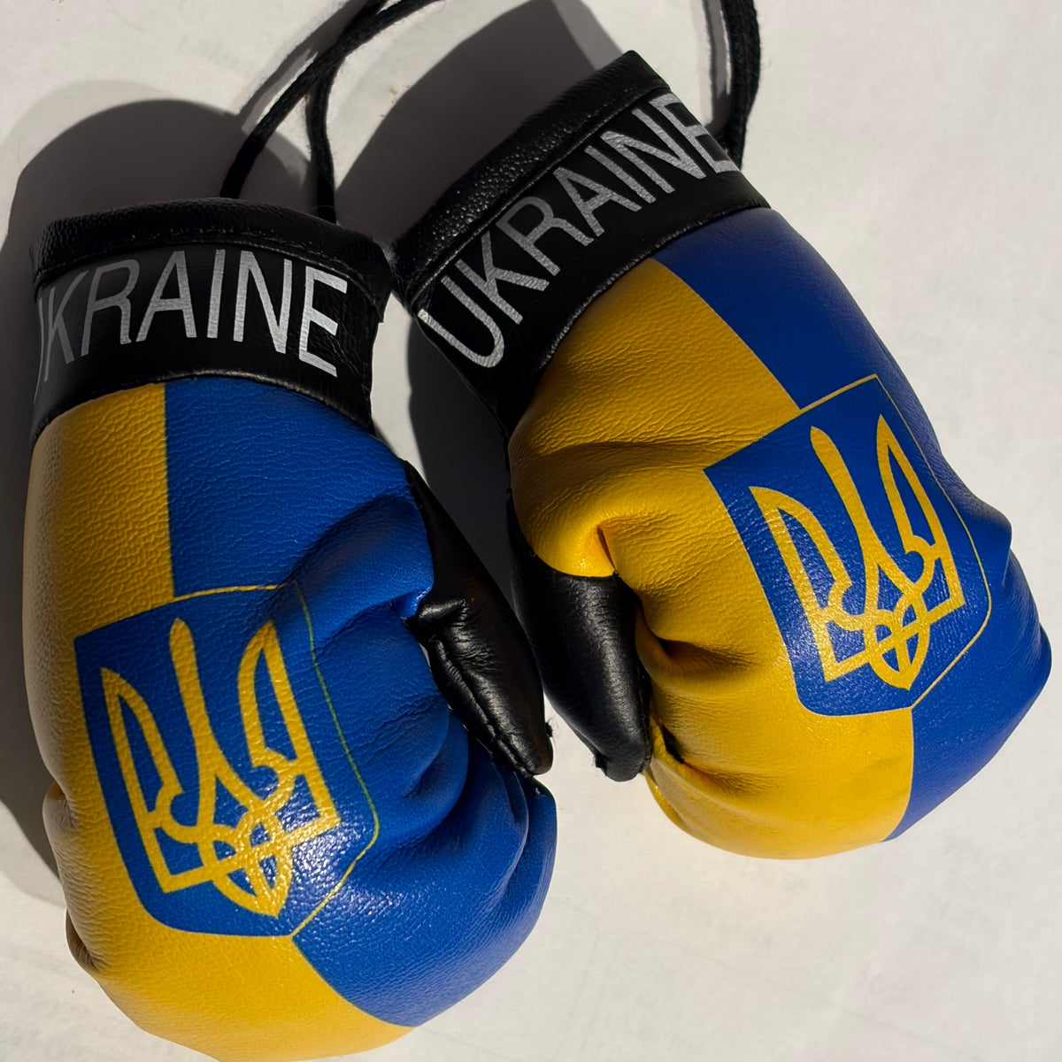 Ukraine Car Mirror Boxing Gloves