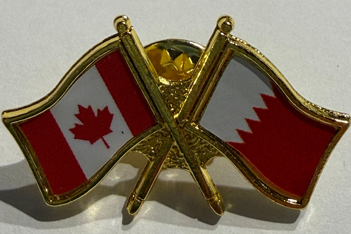 Canada x Bahrain Friendship Lapel Pin