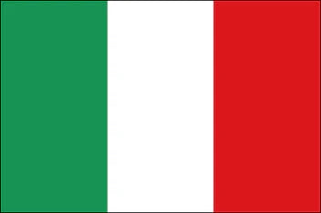 Italy Flag 12x18 inch Polyester Stick Flag