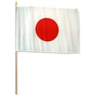 Japan Flag 12x18 Inch Polyester Stick