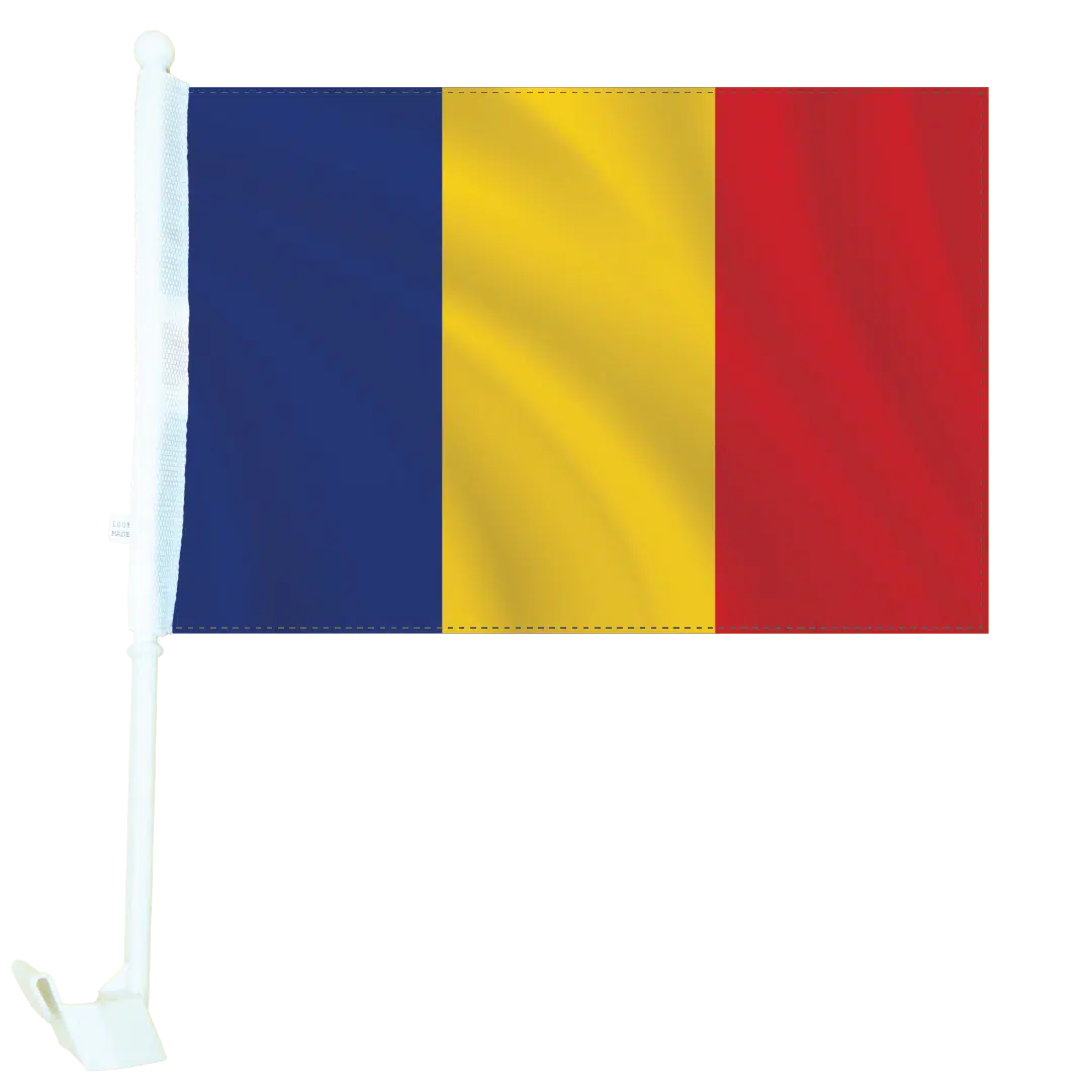 Romania Car Flag