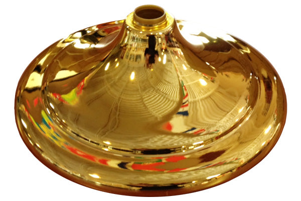 Round Gold Metal Stand Only fits 8′ Telescopic Gold Aluminum Pole