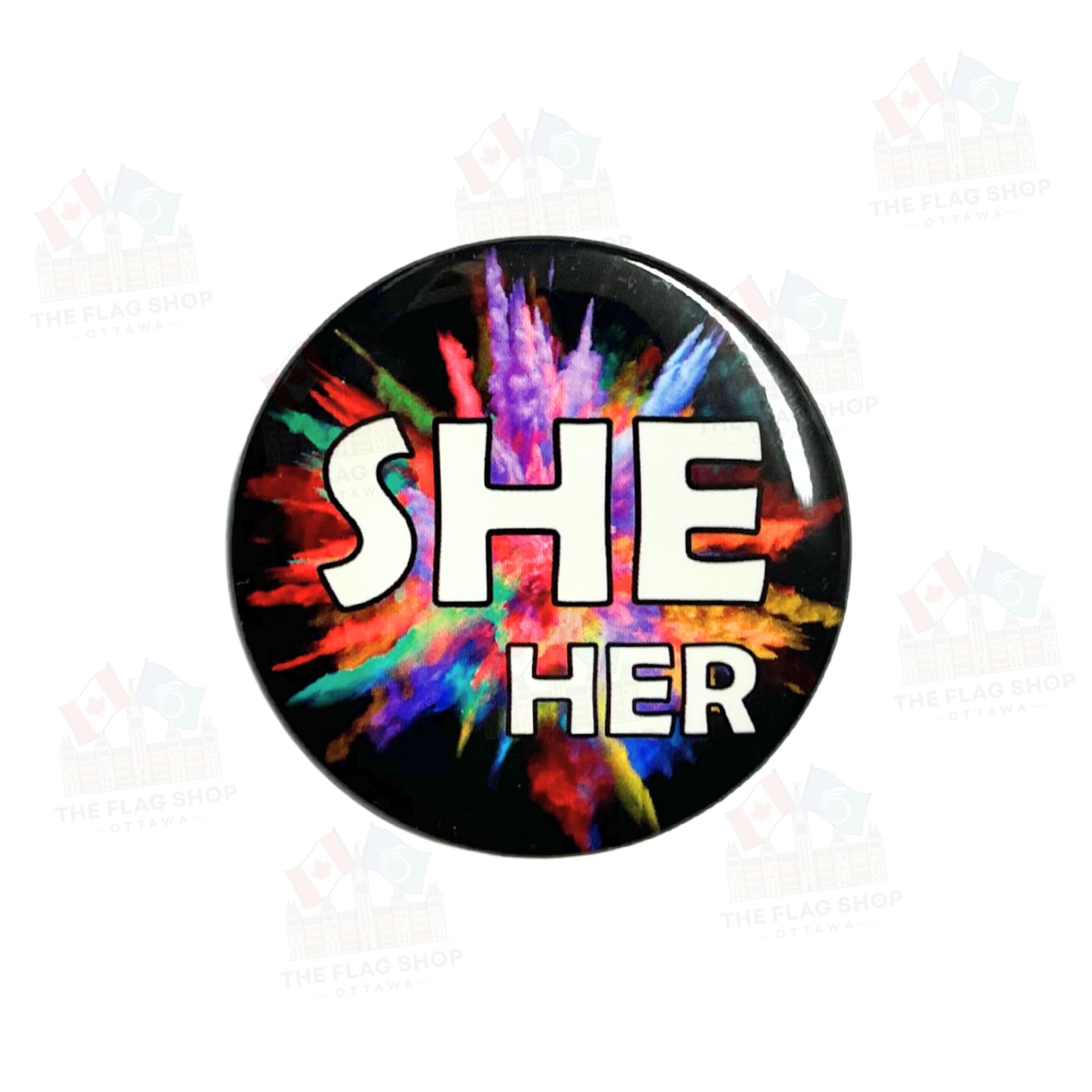 She/Her Button