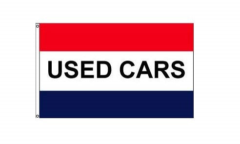 USED CARS 36x60 Inch Polyester flag