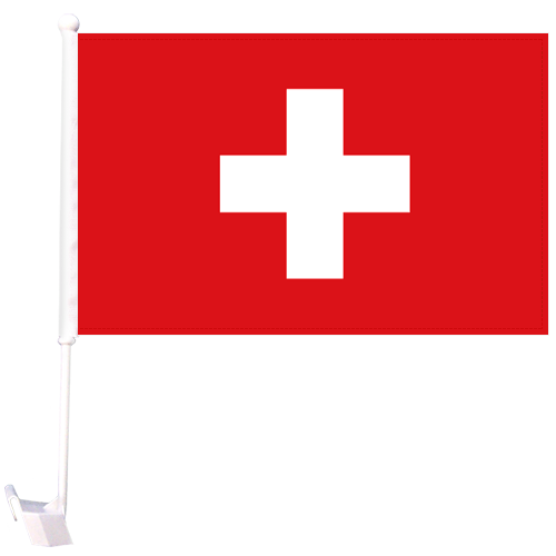 Switzerland Car Flag