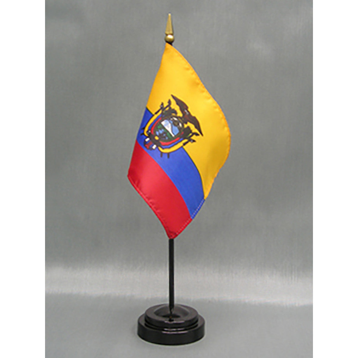 Ecuador 4x6 inch stick flag