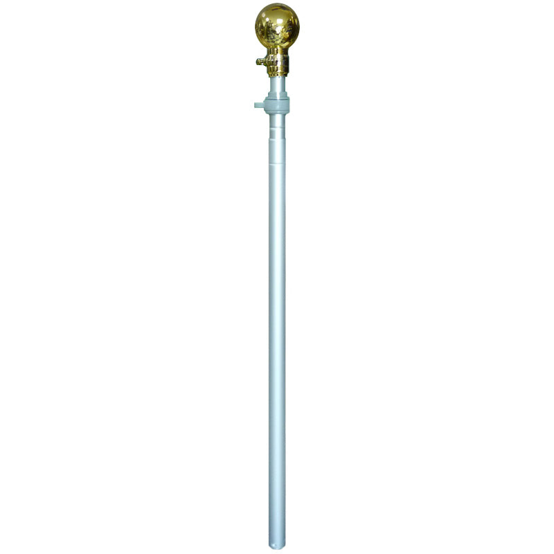 8’x1 1/8″ Adjustable Aluminum Pole