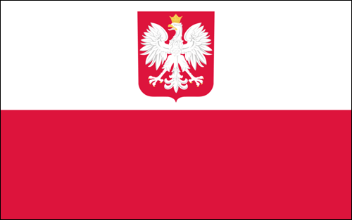 Poland w/crest and Poland without crest
