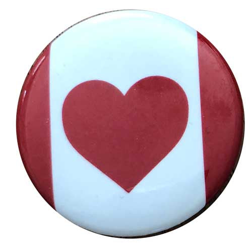 Heart Canada Button