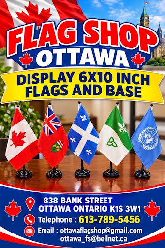 STICK FLAGS 6X10 INCH